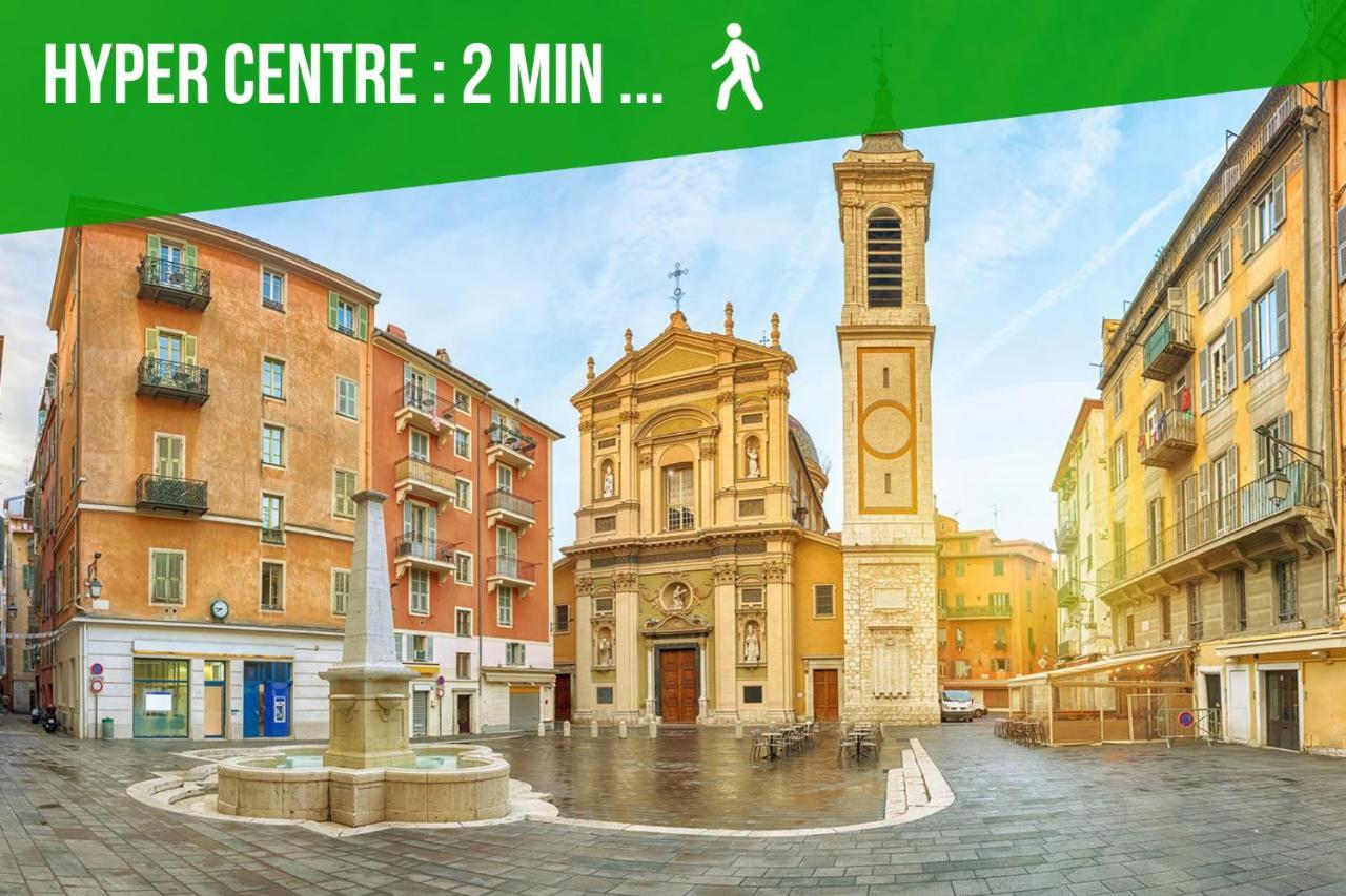 Ferienwohnung DUPLEX LE GESÙ - HEART OF OLD TOWN - MODERN - WiFi - CLIM Nizza Exterior foto